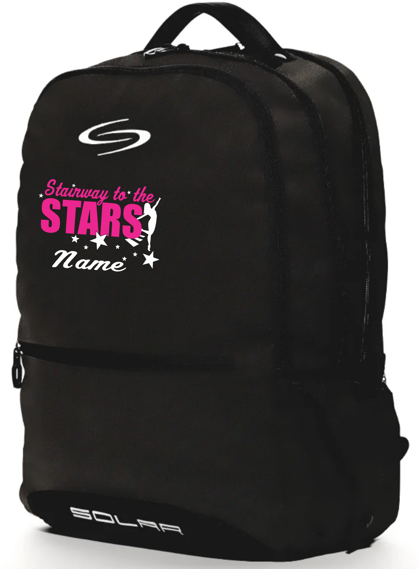 C-STTS Solid Black Backpack