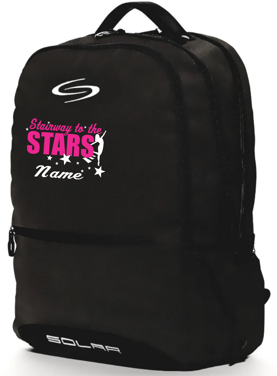 C-STTS Solid Black Backpack