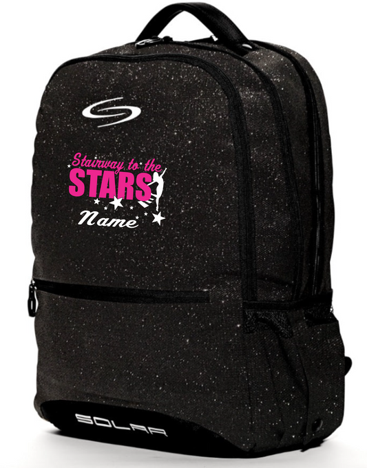C-STTS Glitter Black Backpack
